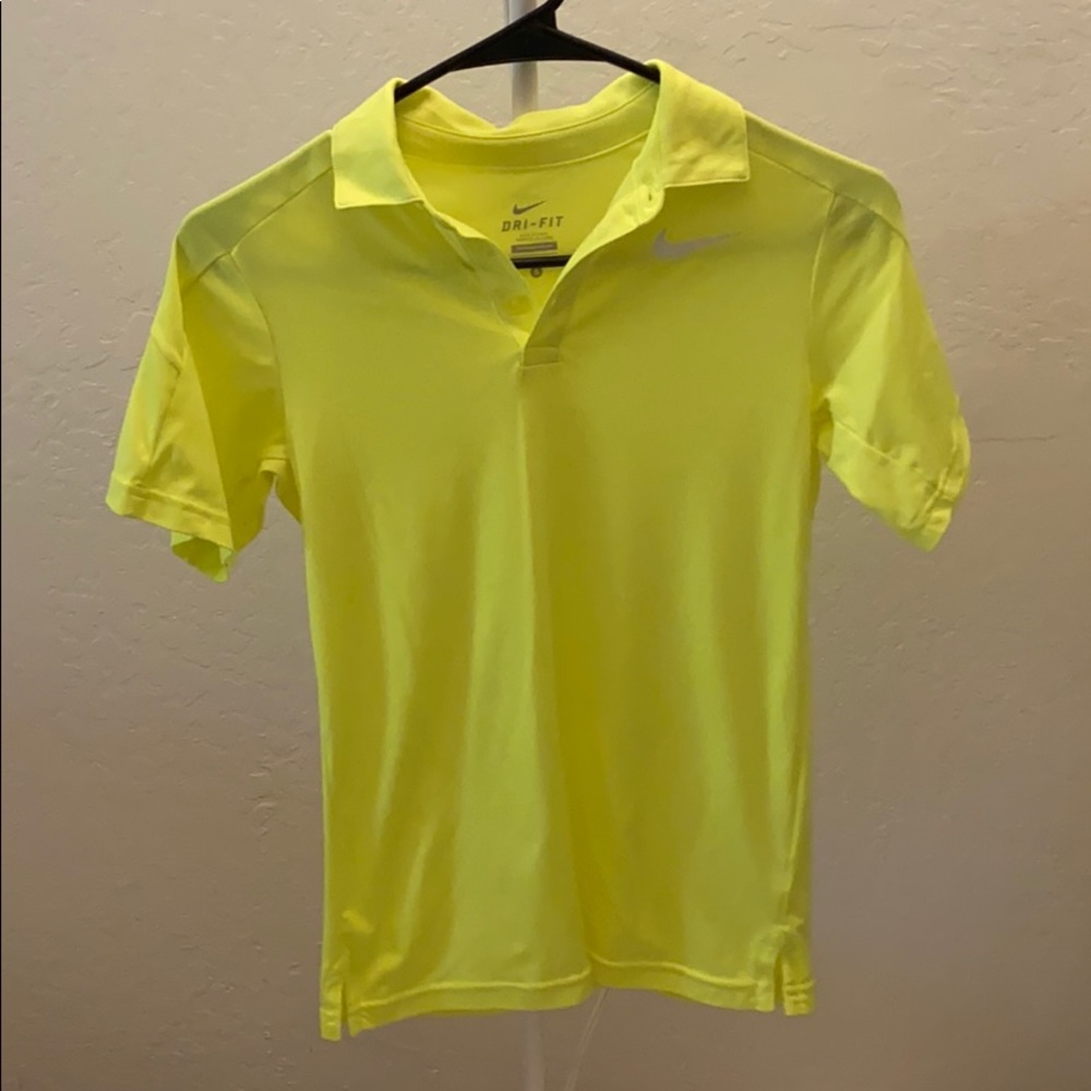 Yellow Nike Polo